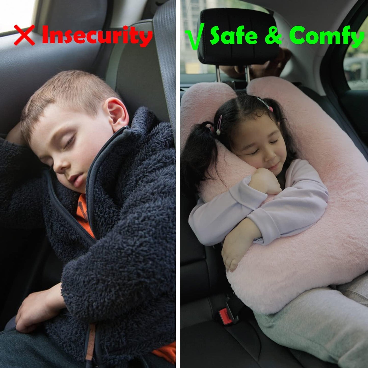 Car Back Seat Pillow | For Adults & Kids