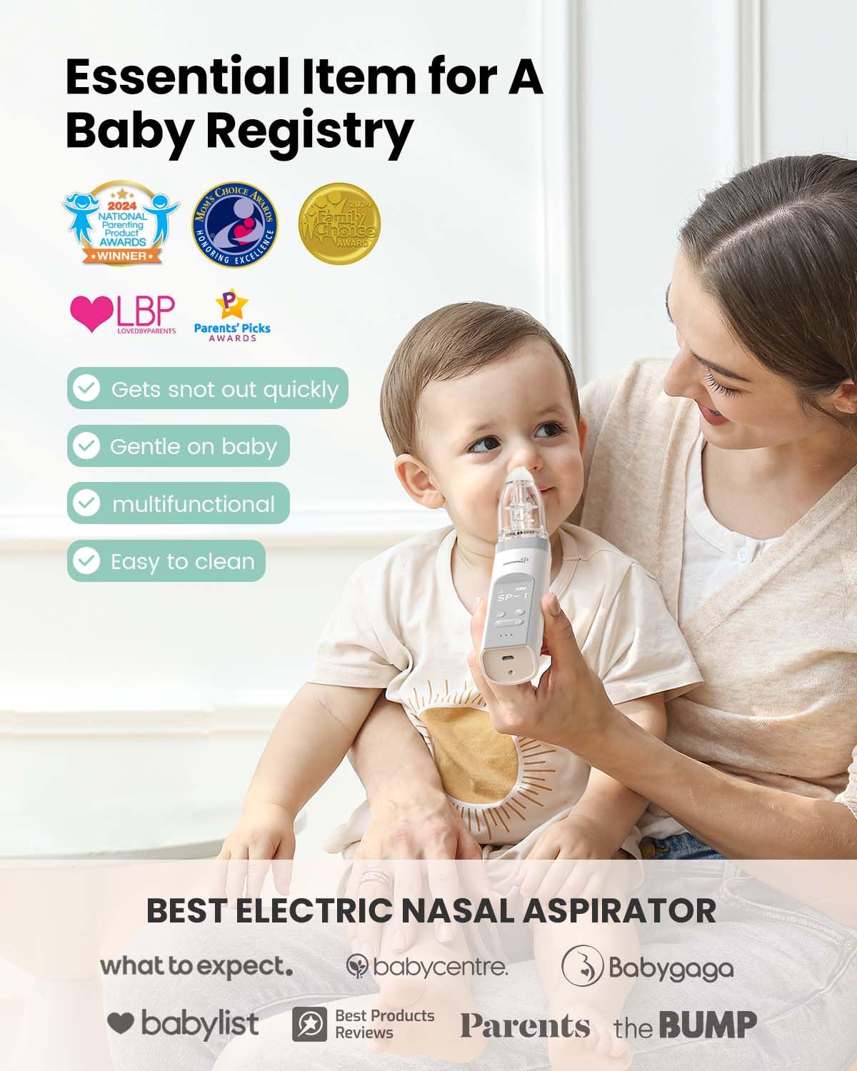 Nasal Aspirator for Baby | Automatic Nose Cleaner