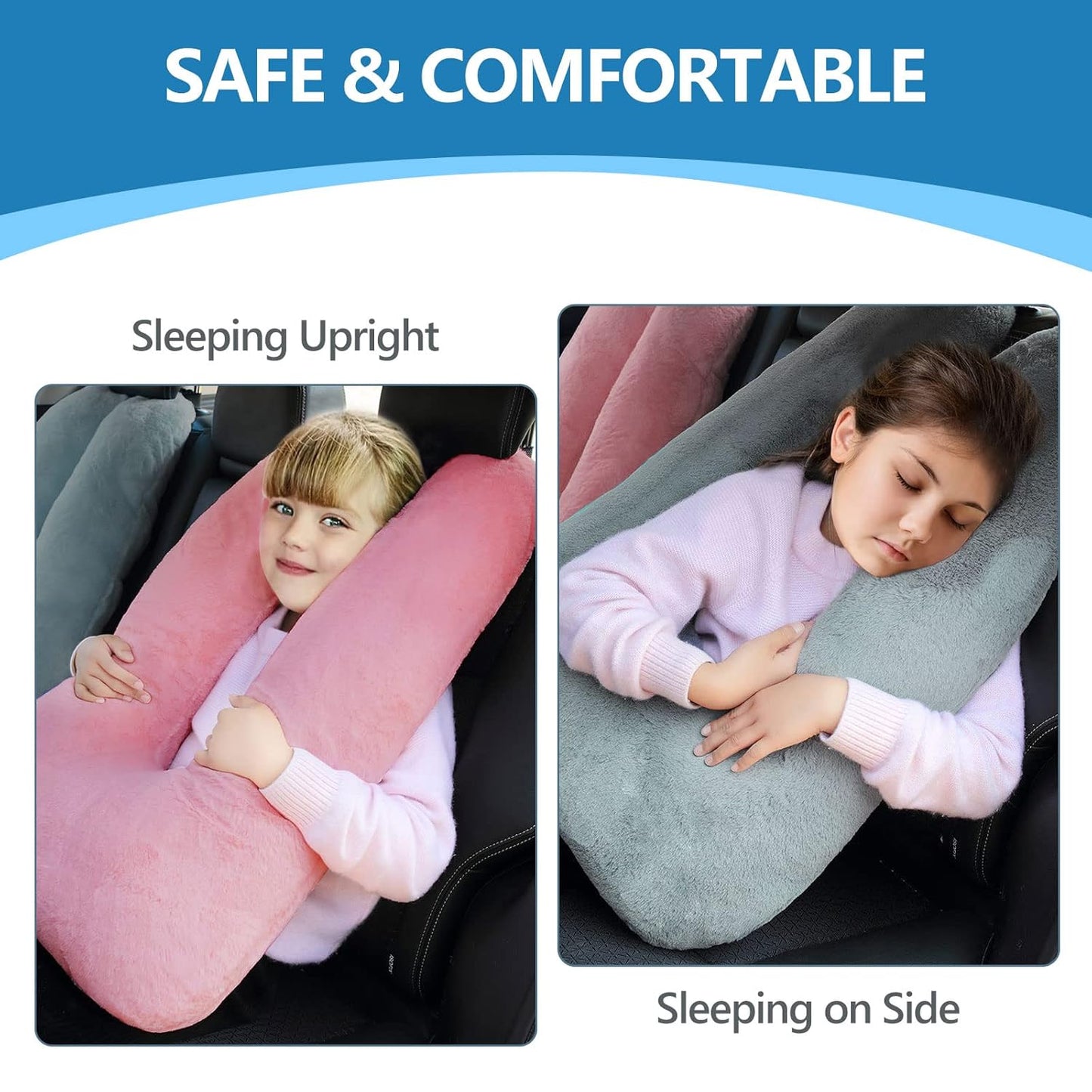 Car Back Seat Pillow | For Adults & Kids