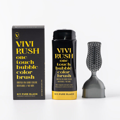 Instant Hair Dye | In-Build Comb | Black