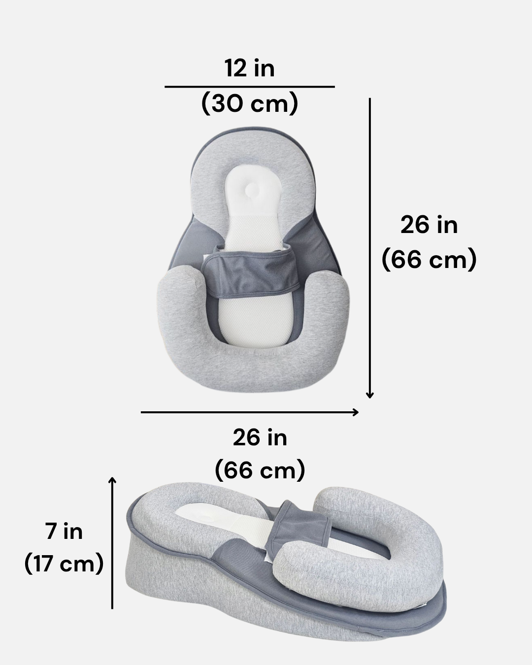 Anti-Reflux Baby Bed | 15% Inclined