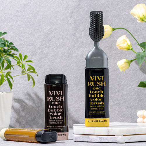 Instant Hair Dye | In-Build Comb | Black