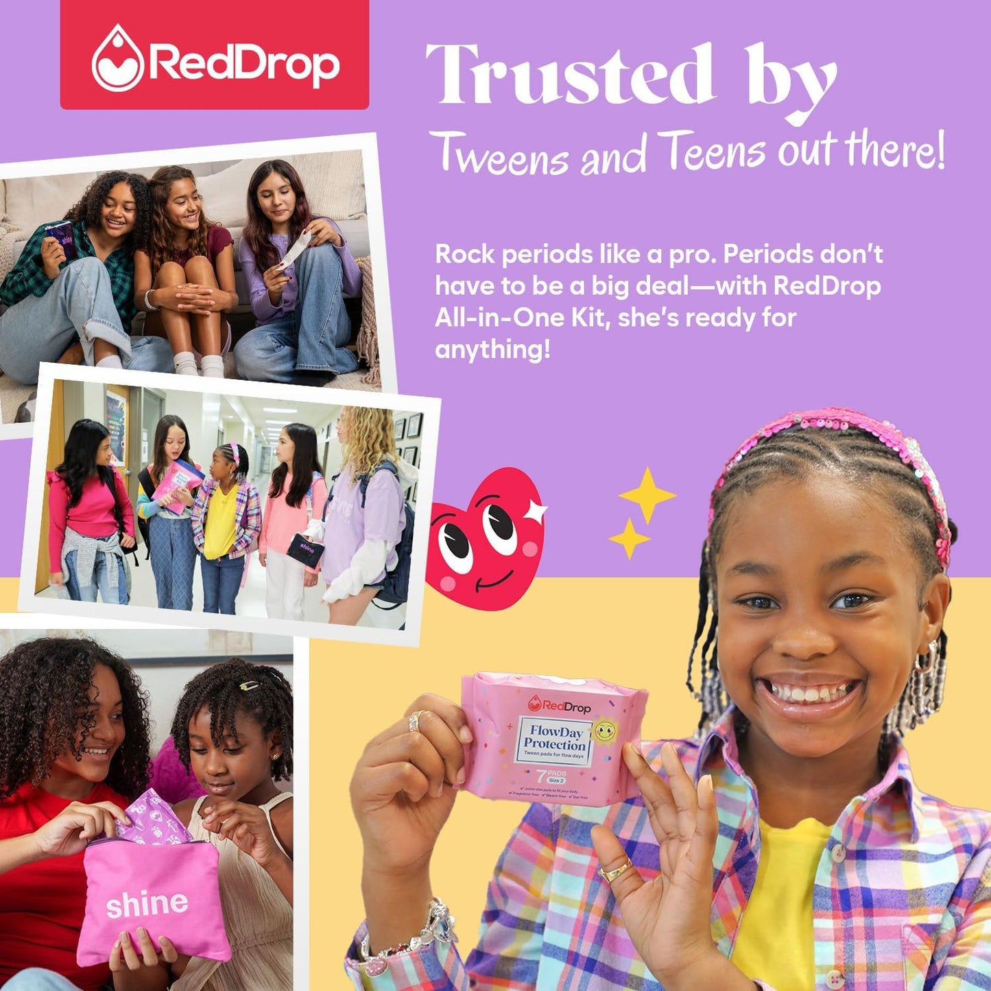Tween Period Kit | For 9-15 Age Girls