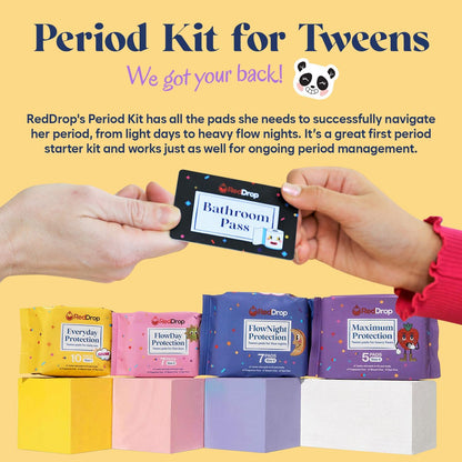 Tween Period Kit | For 9-15 Age Girls