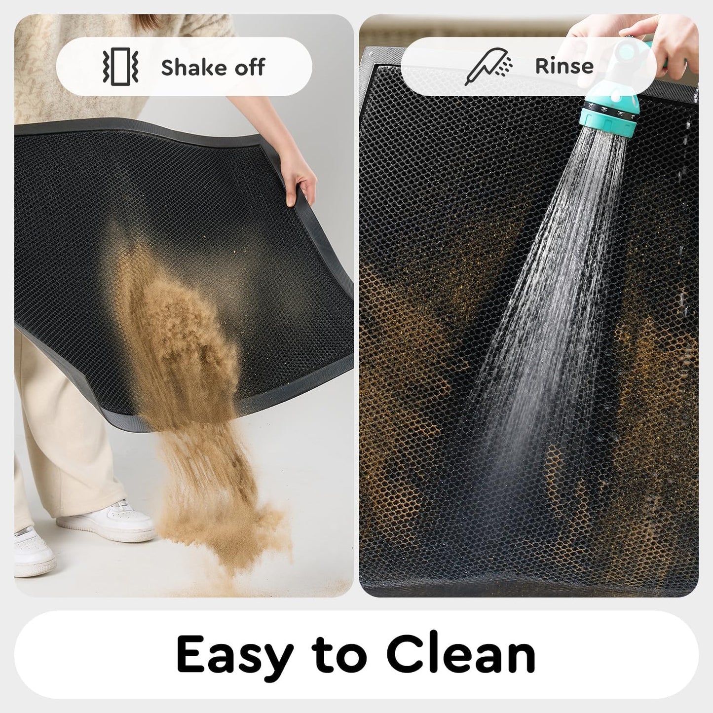 Door Mat With Mesh Technology | 40* 60 CM | Black