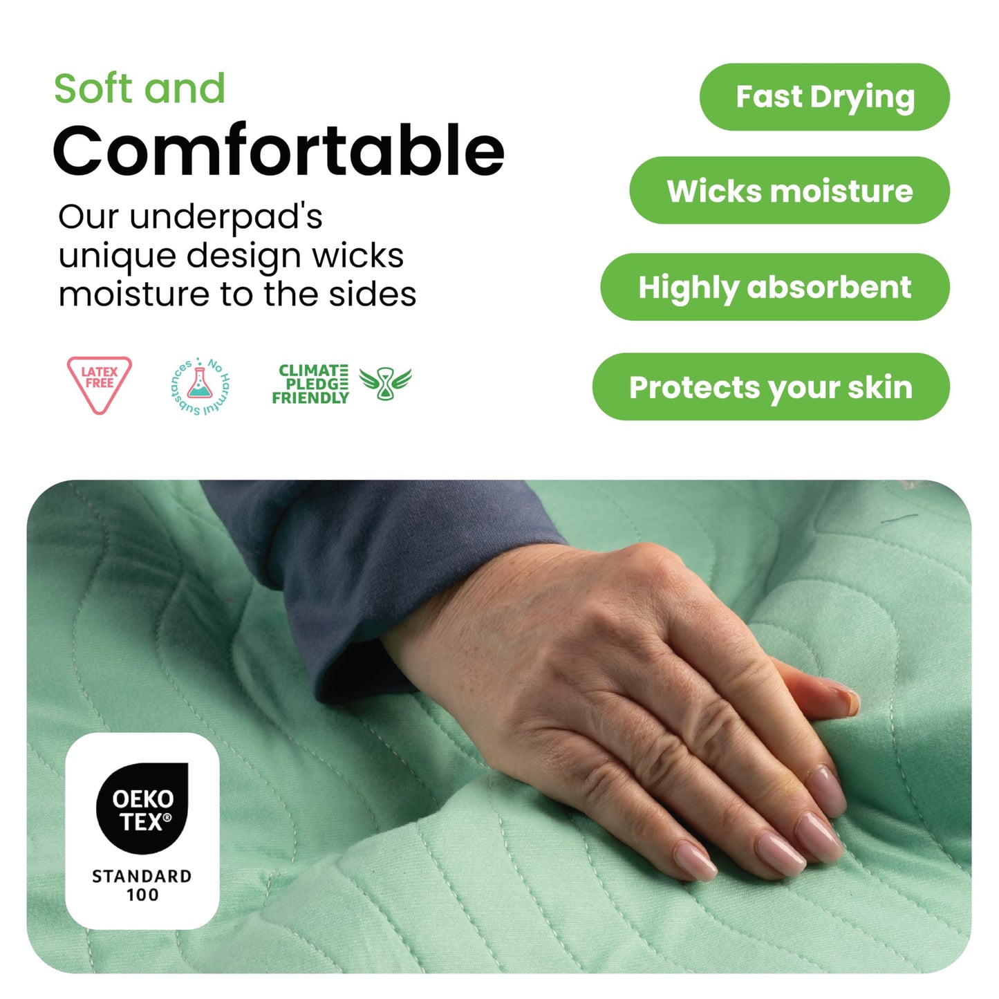 Washable Underpads | Waterproof | 34 x 52 |  For Kids