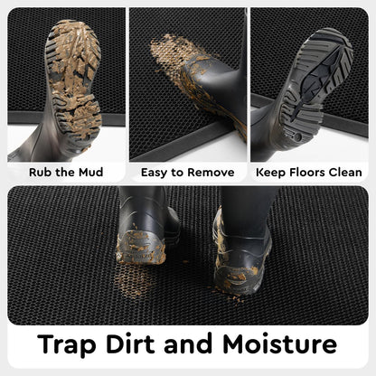 Door Mat With Mesh Technology | 40* 60 CM | Black