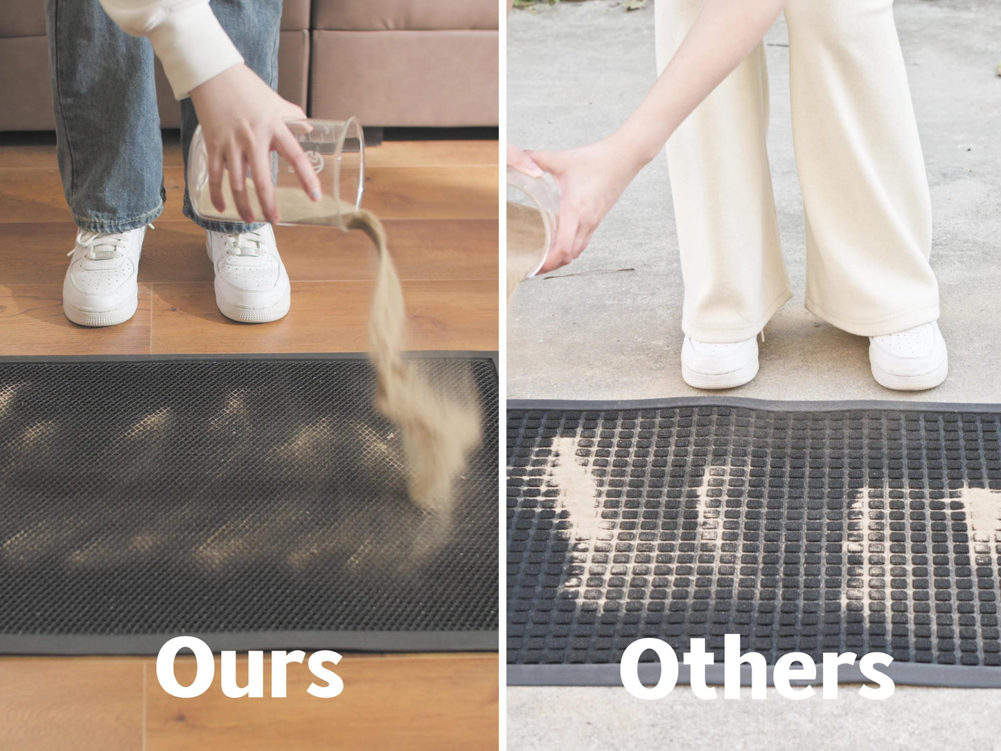 Door Mat With Mesh Technology | 40* 60 CM | Black