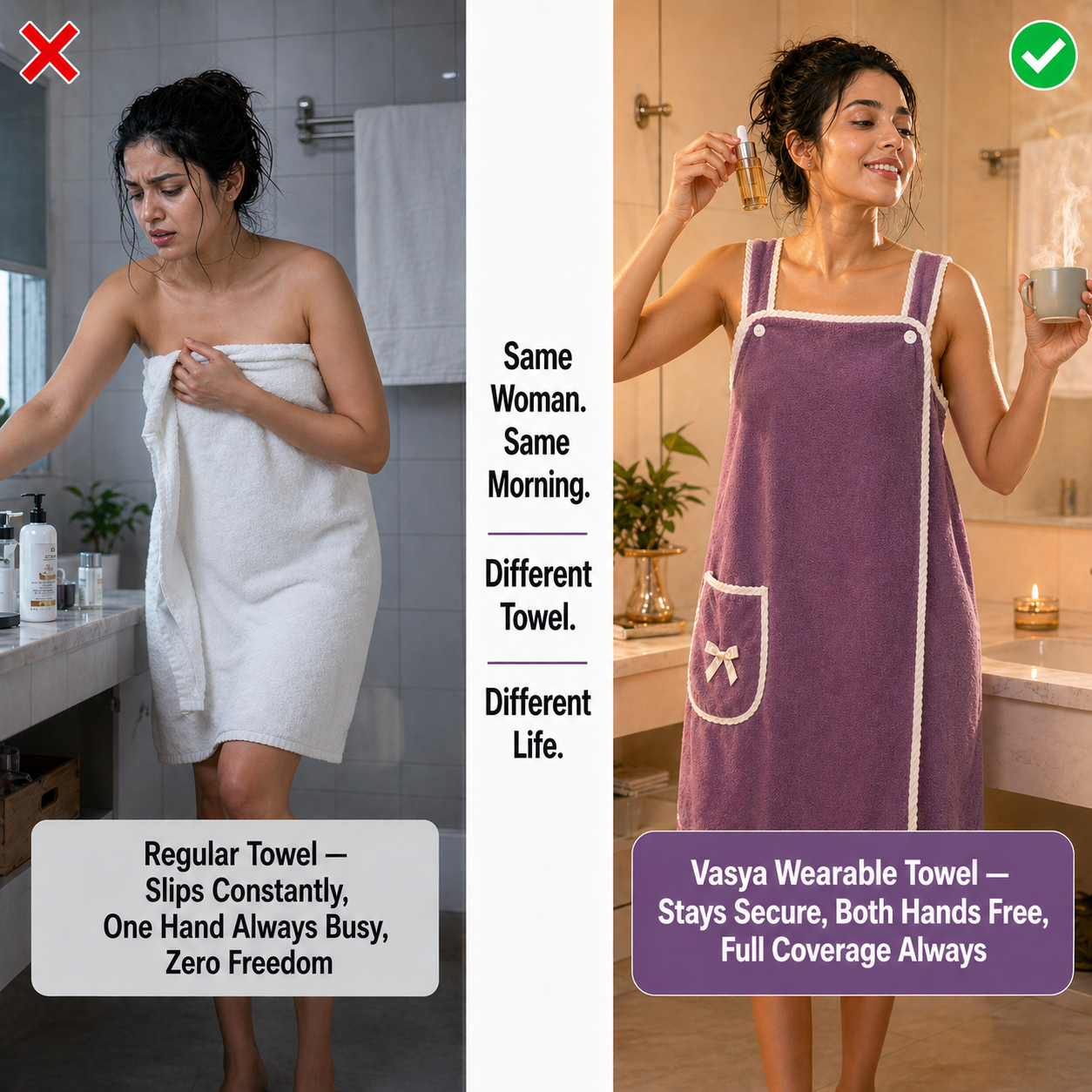 Wearable Quick-Dry Towel | Free Size