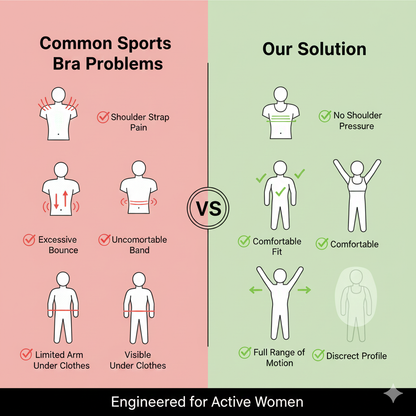 Anti-Bounce Sports Band for Women