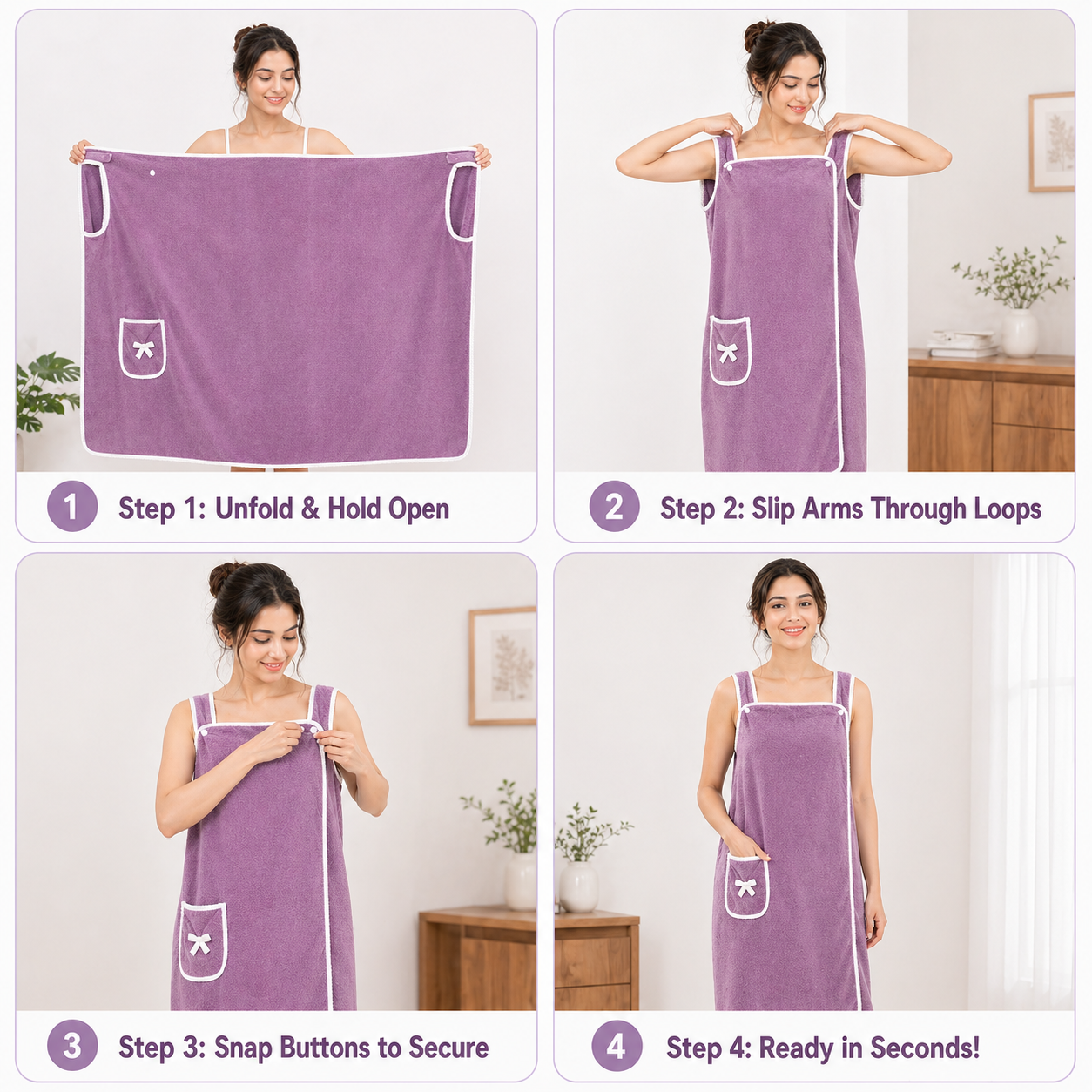 Wearable Quick-Dry Towel | Free Size